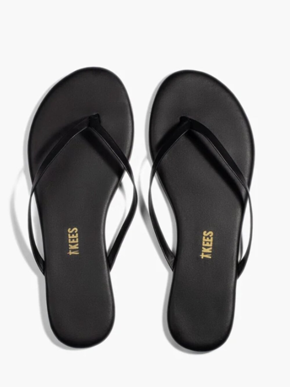 Tkees Flip Flips Black Vegan Lily